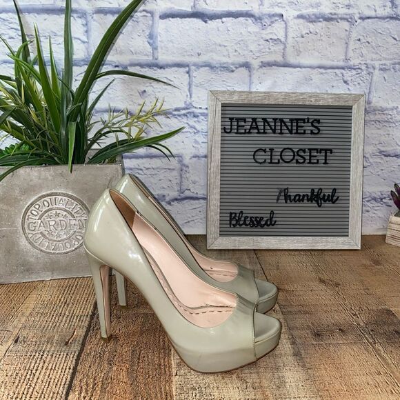 Miu Miu patent leather pumps peep toe 36 - Picture 8 of 14